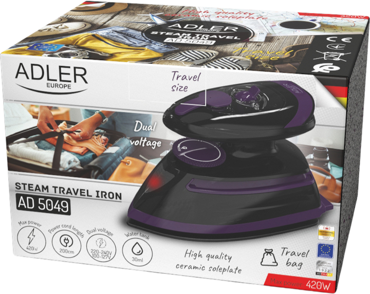 Парова дорожня праска Adler AD 5049 - зображення 7