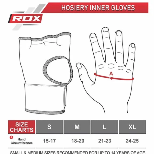 Бинти RDX IS Gel Padded Inner Gloves Hook & Loop Wrist Strap for Knuckle Protection OEKO-TEX® Standard 100 certified Чорний M (HYP-IS2B-M) - Фото 5 Бинти RDX IS Gel Padded Inner Gloves Hook & Loop Wrist Strap for Knuckle Protection OEKO-TEX® Standard 100 certified Чорний M (HYP-IS2B-M) - зображення 5