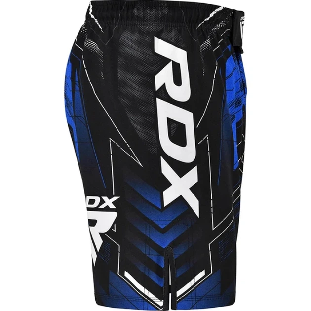 Компресійні Шорти RDX IMMAF Approved MMA Fight & Training Shorts RDX Чорно-Синій S (MSS-IMF-1U) - зображення 5
