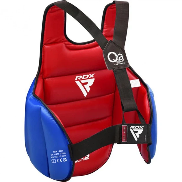 Захисний Жилет Для Карате RDX T2 Karate Chest Guard Червоно-Синій S/M (SCC-T2R/U-S/M) - Фото 2 Захисний Жилет Для Карате RDX T2 Karate Chest Guard Червоно-Синій S/M (SCC-T2R/U-S/M) - изображение 2