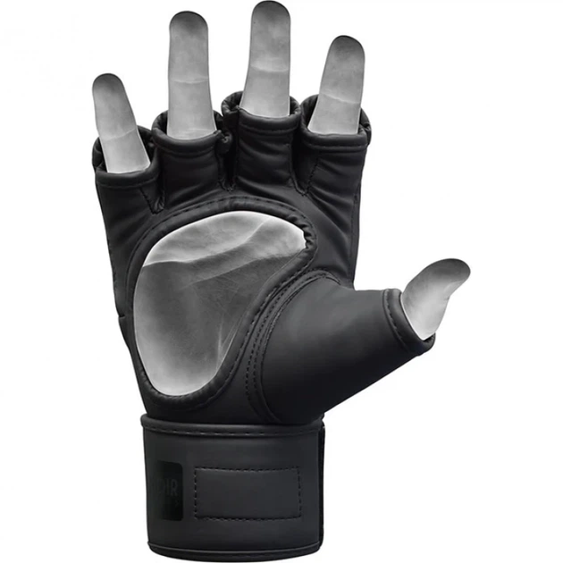 Рукавички Для MMA RDX F15 Noir MMA Training Gloves Чорний S (GGR-F15MB-S) - Фото 8 Рукавички Для MMA RDX F15 Noir MMA Training Gloves Чорний S (GGR-F15MB-S) - изображение 8