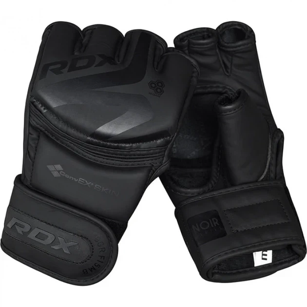 Рукавички Для MMA RDX F15 Noir MMA Training Gloves Чорний S (GGR-F15MB-S) - Фото 9 Рукавички Для MMA RDX F15 Noir MMA Training Gloves Чорний S (GGR-F15MB-S) - изображение 9