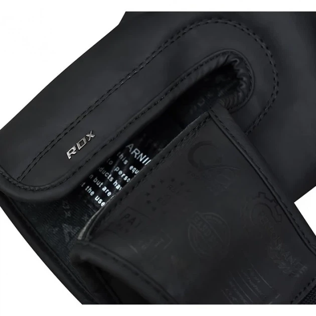 Боксерські Рукавички RDX F15 Noir Boxing Gloves Чорний 12oz (BGR-F15MB-12oz) - изображение 10