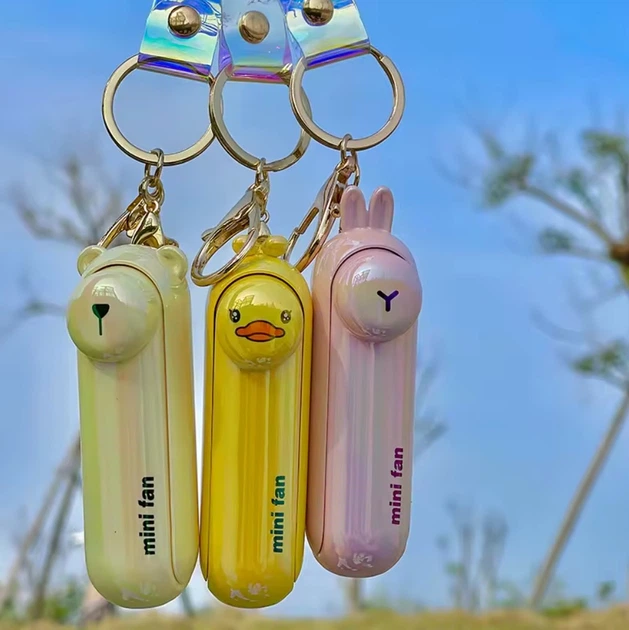 Вентилятор PF06DY Animal портативний, акумуляторний, розкладний, дитячий, 500mAh, Duck Yellow - зображення 4