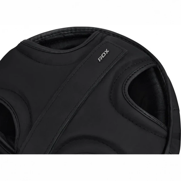 Боксерський Шолом RDX T15 Noir Cheek Protector Head Guard Чорний S (HGR-T15MB-S) - изображение 4