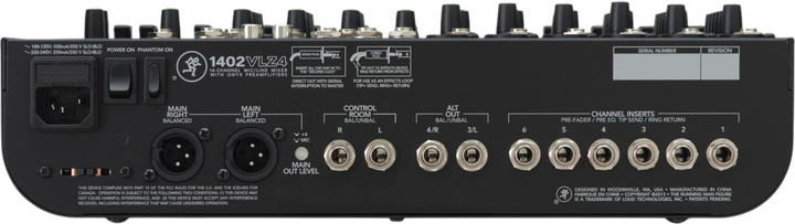 Mikser analogowy Mackie 1402VLZ4 (663961039801) - obraz 2