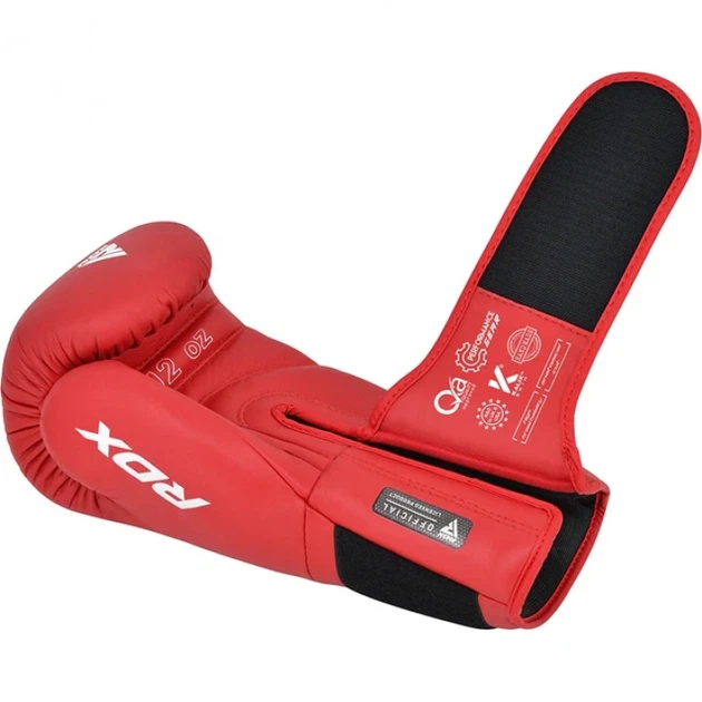 Боксерські Рукавички RDX Amateur Competition Boxing Gloves AS1 Червоний 12oz (BGR-AS1R-12oz) - Фото 4 Боксерські Рукавички RDX Amateur Competition Boxing Gloves AS1 Червоний 12oz (BGR-AS1R-12oz) - изображение 4