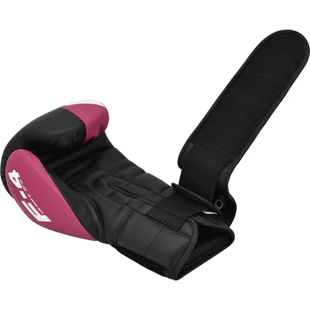 Боксерські Рукавички RDX F4 Boxing Sparring Gloves Hook & Loop RDX Рожевий 10oz (BGR-F4P-10oz) - изображение 4