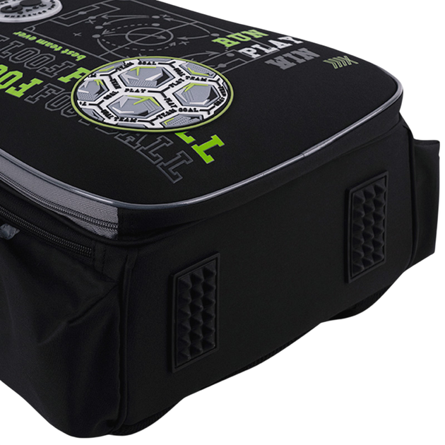 Рюкзак GoPack Напівкаркасний Education Football Fan 34.5x26x12.5 см Чорний (GO26-165S-4) - зображення 9