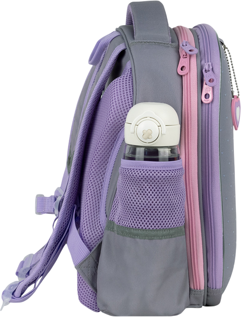 Рюкзак GoPack Напівкаркасний Education Cute Cat 34.5x26x12.5 см Сірий (GO26-165S-3) - зображення 6