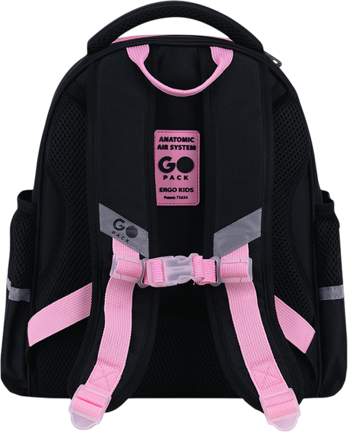 Рюкзак GoPack Напівкаркасний Education Heart 34.5x26x12.5 см Чорний (GO26-165S-2) - Фото 7 Рюкзак GoPack Напівкаркасний Education Heart 34.5x26x12.5 см Чорний (GO26-165S-2) - зображення 7