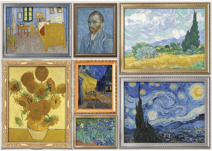 Пазл Trefl Art Collection: Колекція Вінсента ван Гога 1000 елементів 10973 (5900511109733) - зображення 3