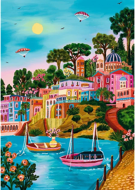 Пазл Trefl The Art of Colour: Siros, Греція 1000 елементів 10893 (5900511108934) - зображення 3