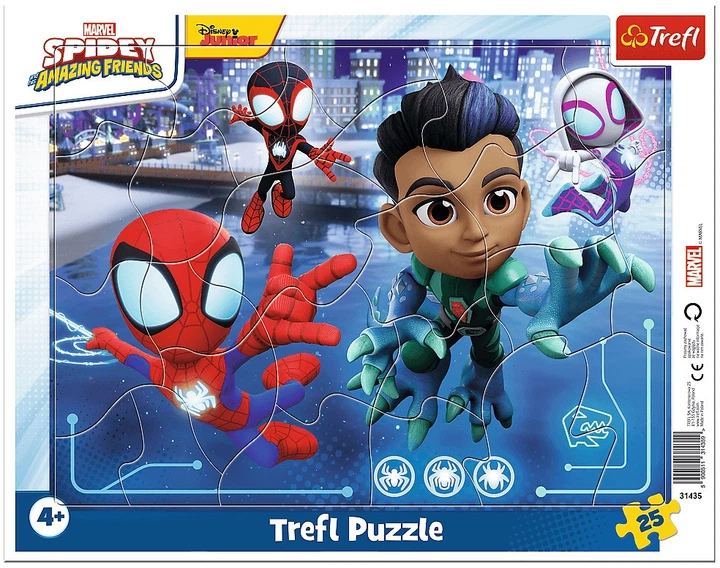 Пазл Trefl Спайді: Павучий стрибок 25 елементів 31435 (5900511314359) - зображення 1