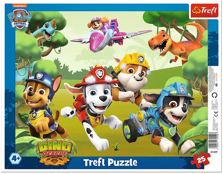Пазл Trefl Щенячий патруль: Трюки цуценят 25 елементів 31429 (5900511314298) - зображення 1