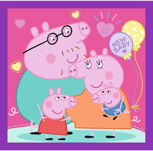 Набір пазлів Trefl 3в1 Свинка Пеппа: Звички свинки Пеппи 20/36/50 елементів 34893 (5900511348934) - зображення 3