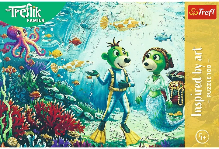 Пазл Trefl Inspired By Art The Treflik Family: Магія глибин 100 елементів 16565 (5900511165654) - зображення 2