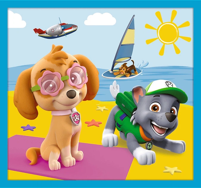 Zestaw puzzle Trefl 10 w 1 Paw Patrol: Niezawodna druzyna Psiego Patrolu 20/35/48 elementów 96011 (5900511960112) - obraz 4