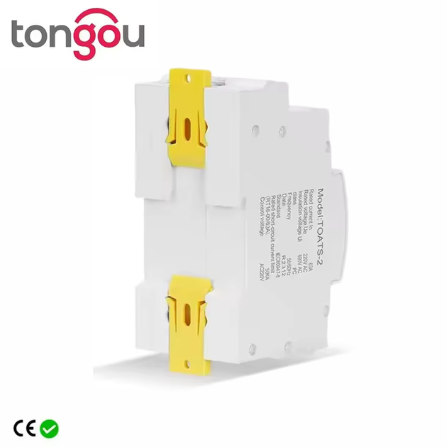 Модульний автоматичний перемикач введення резерву TONGOU TOATS-2 2P (ATS) 63A 220В DIN-рейка - зображення 3