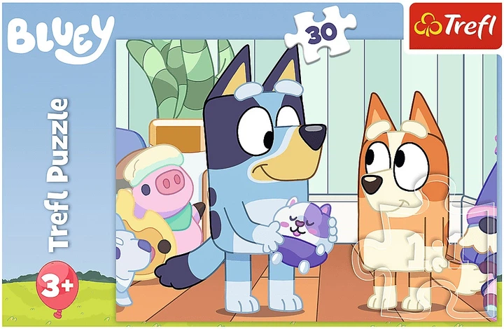 Puzzle Trefl Bluey: Z Bluey zawsze jest wesoło 30 elementów 18324 (5900511183245) - obraz 2