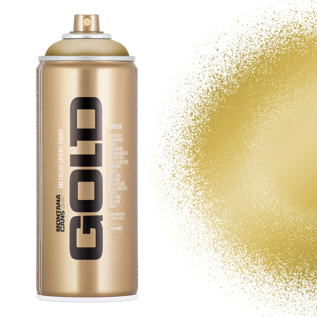 Акрилова фарба-спрей Montana Gold M3010 Gold Matt (Золотий мат) 400 мл - Фото 1 Акрилова фарба-спрей Montana Gold M3010 Gold Matt (Золотий мат) 400 мл - зображення 1