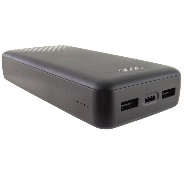 Повербанк XO PB313, Light display mobile power, 20000mAh, Black - зображення 2