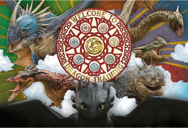 Пазл Trefl How to train your Dragon: Дракони в дії 100 елементів 16524 (5900511165241) - зображення 3