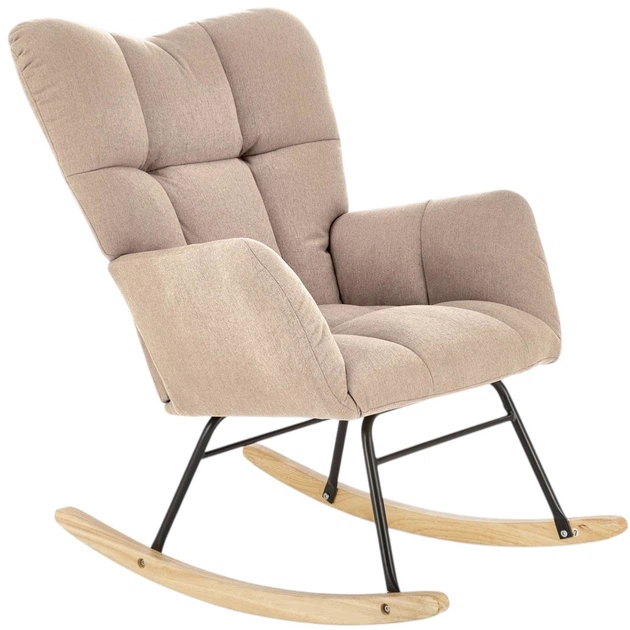 Крісло-гойдалка Halmar Vasco Бежеве (5905248131002) - зображення 3