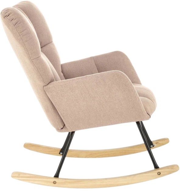 Крісло-гойдалка Halmar Vasco Бежеве (5905248131002) - зображення 4