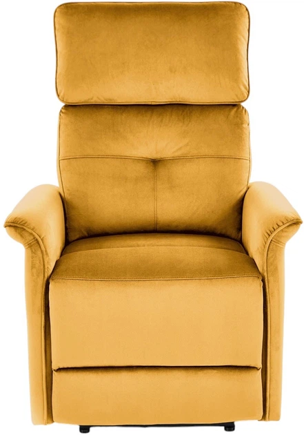 Крісло для відпочинку Halmar Semir з функцією електричного розкладання Гірчичне (5905248130951) - зображення 6