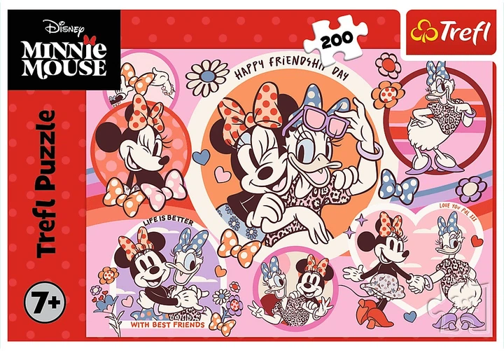 Пазл Trefl Звички Мінні Маус: Звички Мінні 200 елементів 13343 (5900511133431) - зображення 2
