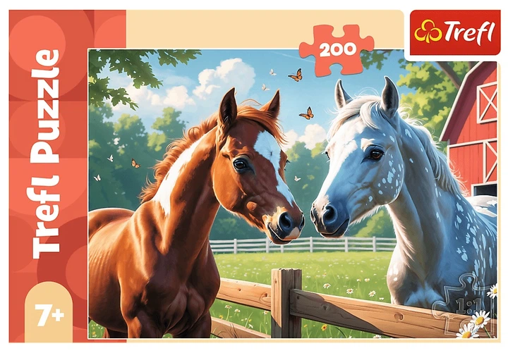Пазл Trefl Konie na polanie 200 елементів 13328 (5900511133288) - зображення 2