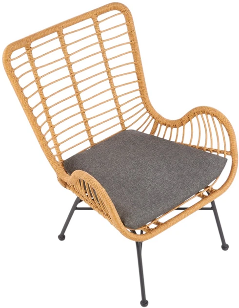 Крісло Halmar Ikaro Сіре (5905248111677) - зображення 4