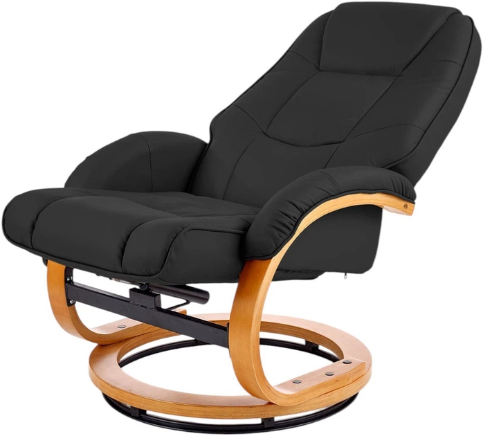 Крісло розкладне Halmar Matador з функцією масажу та підігріву Чорне (5905248111981) - зображення 2