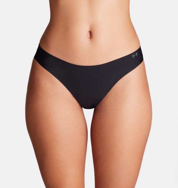 Труси жіночі Under Armour Pure Stretch Women's 3-Pack No Show Thong 1383893-001 s/m, чорний - Фото 1 Труси жіночі Under Armour Pure Stretch Women's 3-Pack No Show Thong 1383893-001 s/m, чорний - изображение 1