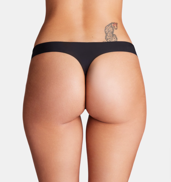 Труси жіночі Under Armour Pure Stretch Women's 3-Pack No Show Thong 1383893-001 s/m, чорний - Фото 4 Труси жіночі Under Armour Pure Stretch Women's 3-Pack No Show Thong 1383893-001 s/m, чорний - изображение 4