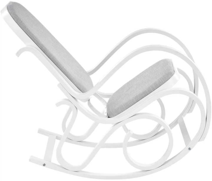Крісло-гойдалка Halmar Max Bis Plus Біле (5905248112001) - зображення 3