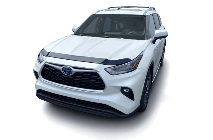 Дефлектор капота мухобойка Toyota Highlander клеючий 20- темно-дымчатый AVS Тойота Хайлендер WT0039425 - Фото 1 Дефлектор капота мухобойка Toyota Highlander клеючий 20- темно-дымчатый AVS Тойота Хайлендер WT0039425 - изображение 1