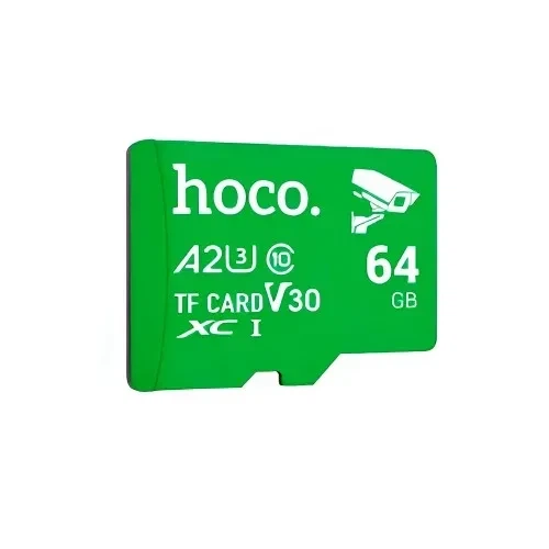 Карта пам'яті Hoco TF ultra-high-speed surveillance camera card 2 (U3/V30/A2) (64GB) - Фото 1 Карта пам'яті Hoco TF ultra-high-speed surveillance camera card 2 (U3/V30/A2) (64GB) - зображення 1