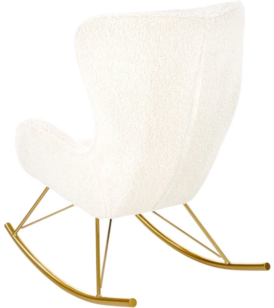 Крісло-гойдалка Halmar Liberto Кремове (5905248111806) - зображення 5