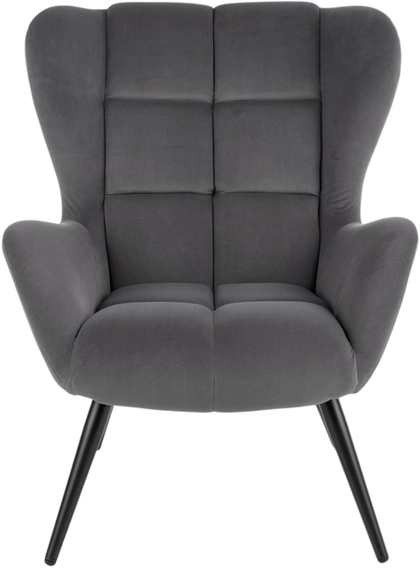 Крісло для відпочинку Halmar Tyrion Сірий (5905248112896) - зображення 3