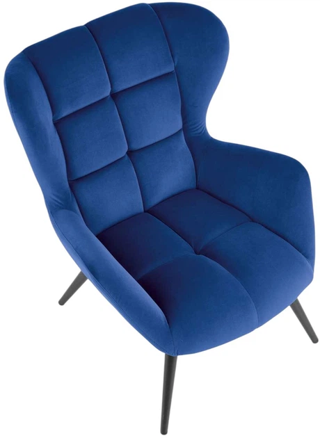 Крісло для відпочинку Halmar Tyrion Темно-синє (5905248112872) - зображення 5
