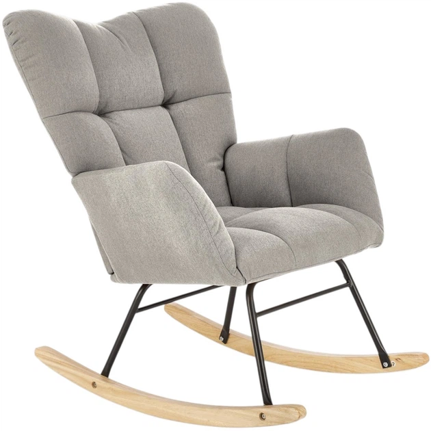 Крісло-гойдалка Halmar Vasco Сірий (5905248131026) - зображення 3