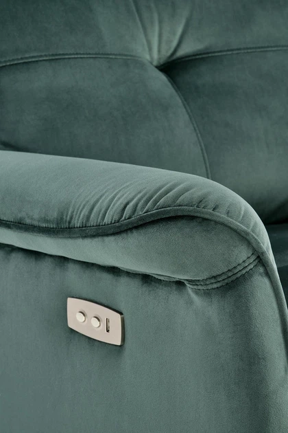 Розкладне крісло Halmar Semir Зелений (5905248126930) - зображення 7