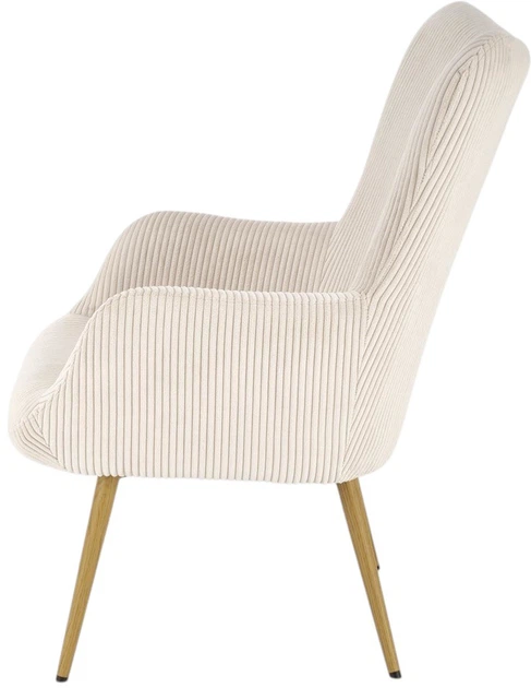 Крісло для відпочинку Halmar Amaro Кремове (5905248130340) - зображення 3