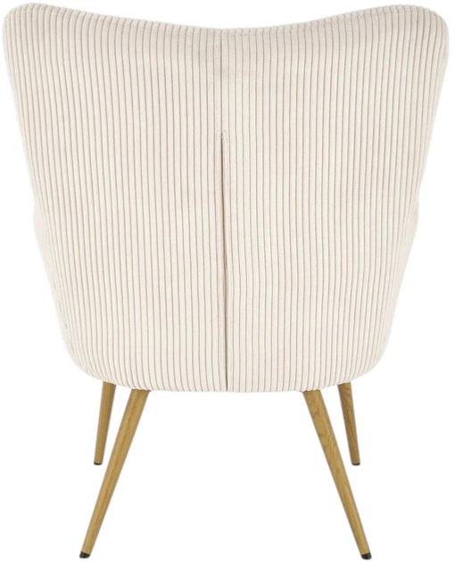 Крісло для відпочинку Halmar Amaro Кремове (5905248130340) - зображення 6