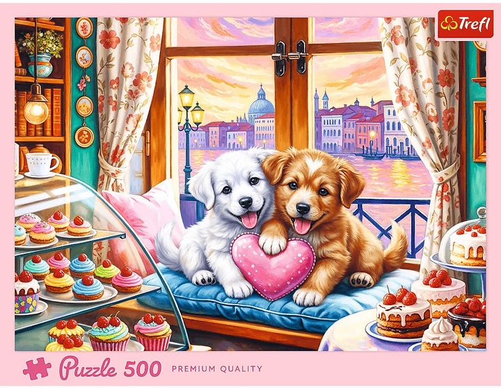 Пазл Trefl Щеняча любов 500 елементів 37554 (5900511375541) - зображення 2