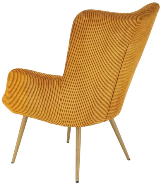 Крісло для відпочинку Halmar Amaro Гірчичне (5905248130357) - зображення 2