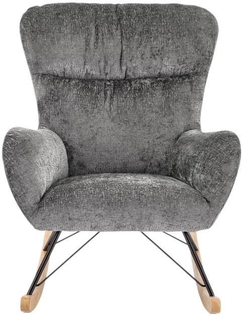 Крісло-гойдалка Halmar Castro Сірий (5905248130524) - зображення 5