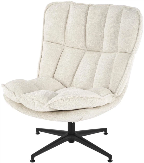 Крісло для відпочинку Halmar Fofana Кремове (5905248130623) - зображення 5